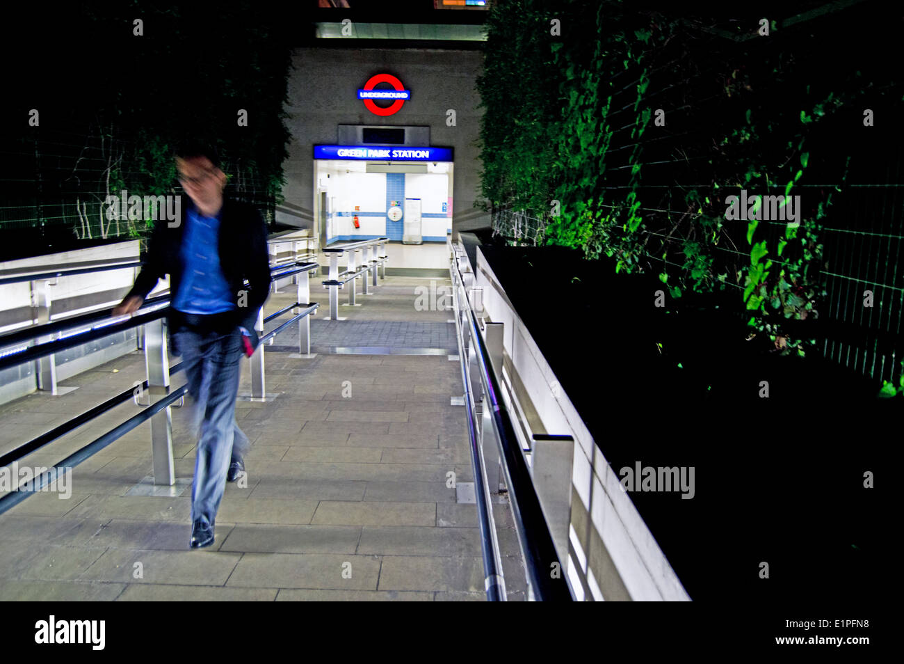 Green Park U-Bahn Station, City of Westminster, London, England, Vereinigtes Königreich Stockfoto