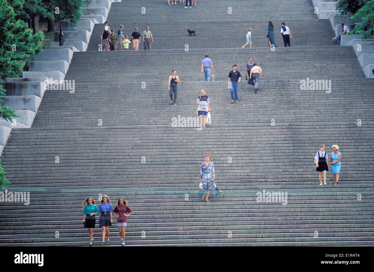 Potemkinsche Treppe in Odessa, Ukraine Stockfoto