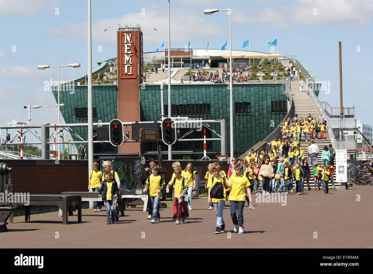 Science Center Nemo Science Center Amsterdam, Niederlande. Stockfoto