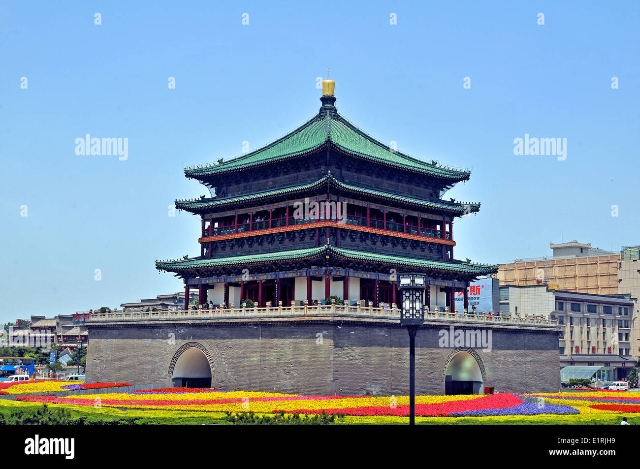 Glockenturm XI China Stockfoto