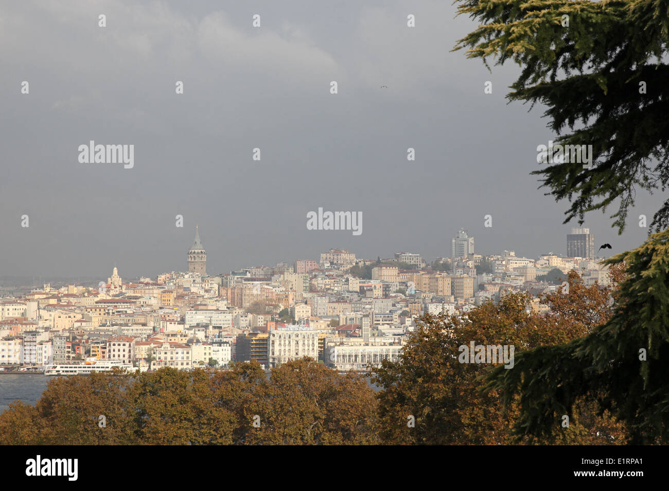 Blick über die Dächer von Istanbul, Türkei Stockfoto