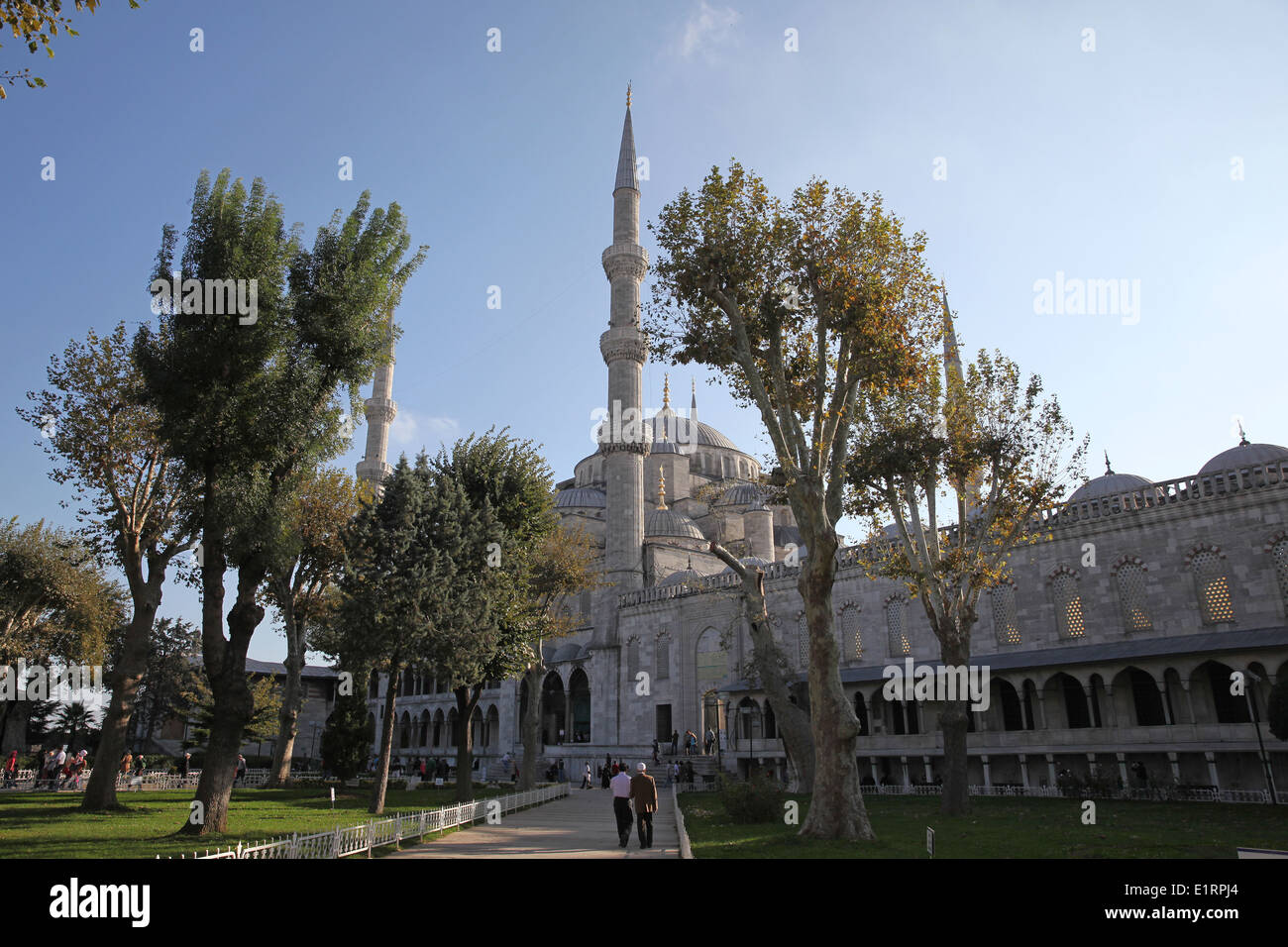 Sultan Ahmed Mosque, auch als die blaue Moschee in Istanbul, Türkei Stockfoto