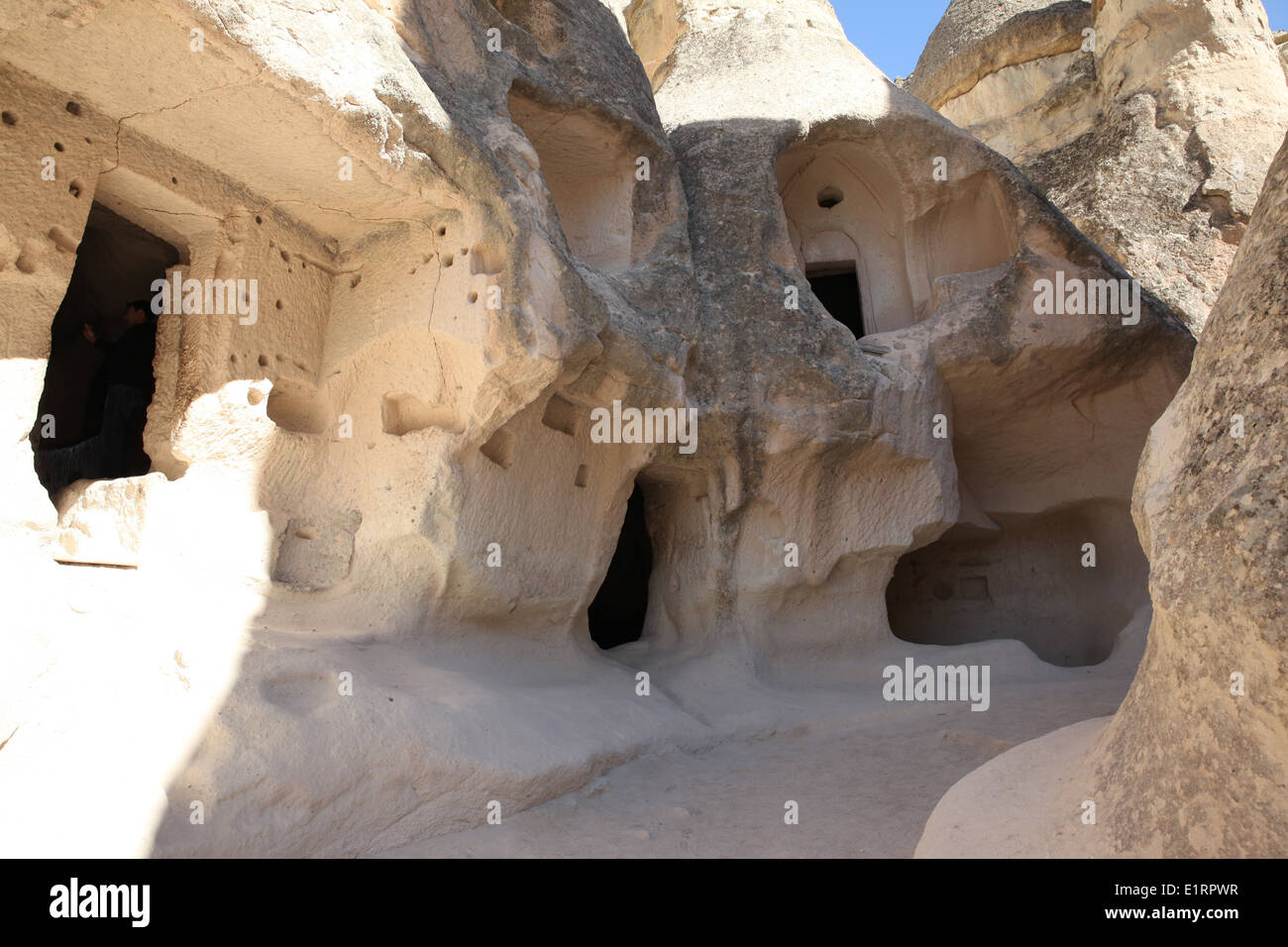 Alten Höhlenwohnungen in Kappadokien, Türkei Stockfoto