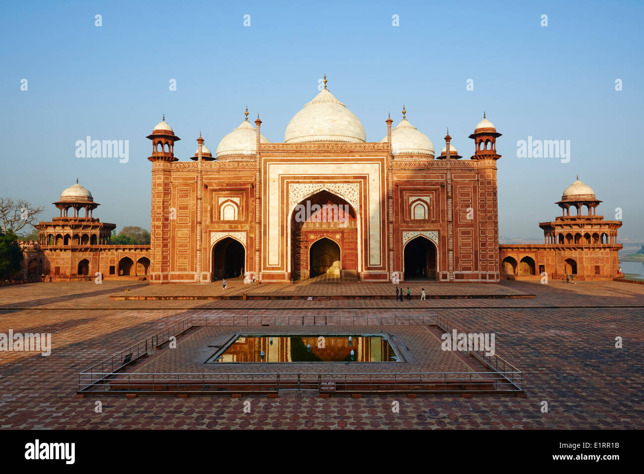 Indien, Bundesstaat Uttar Pradesh, Agra, Taj Mahal, UNESCO-Welterbe Stockfoto