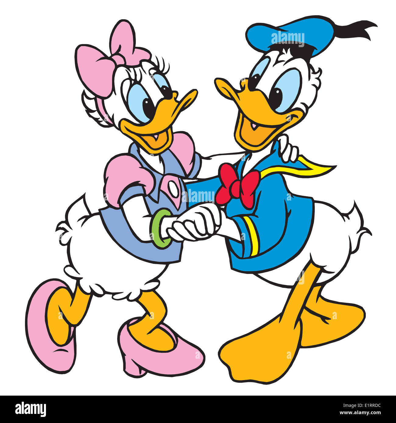 Donald Duck und Daisy Duck Stockfotografie - Alamy