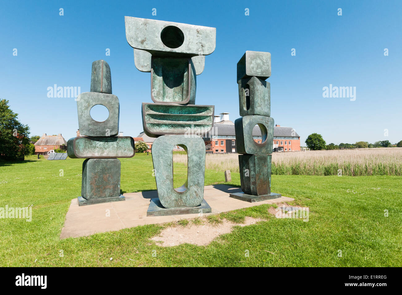 England, Suffolk, Snape: Familie Mann, Bildhauer, Barbara Hepworth Stockfoto