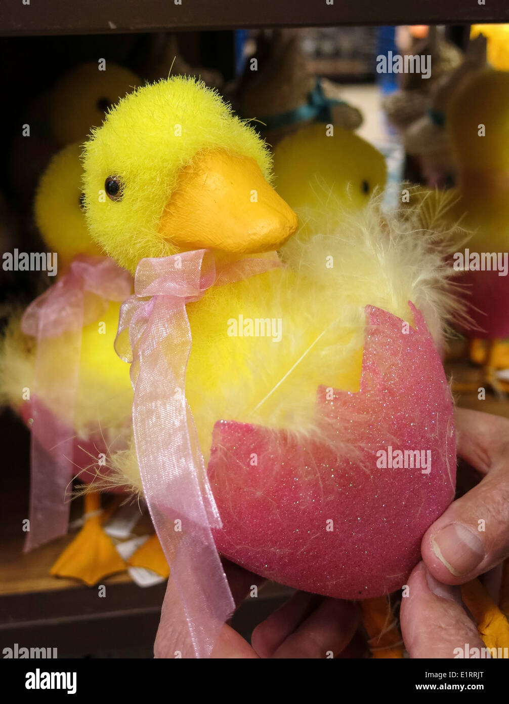 Ostern-Anzeige im Pier 1 Imports, NYC Stockfoto