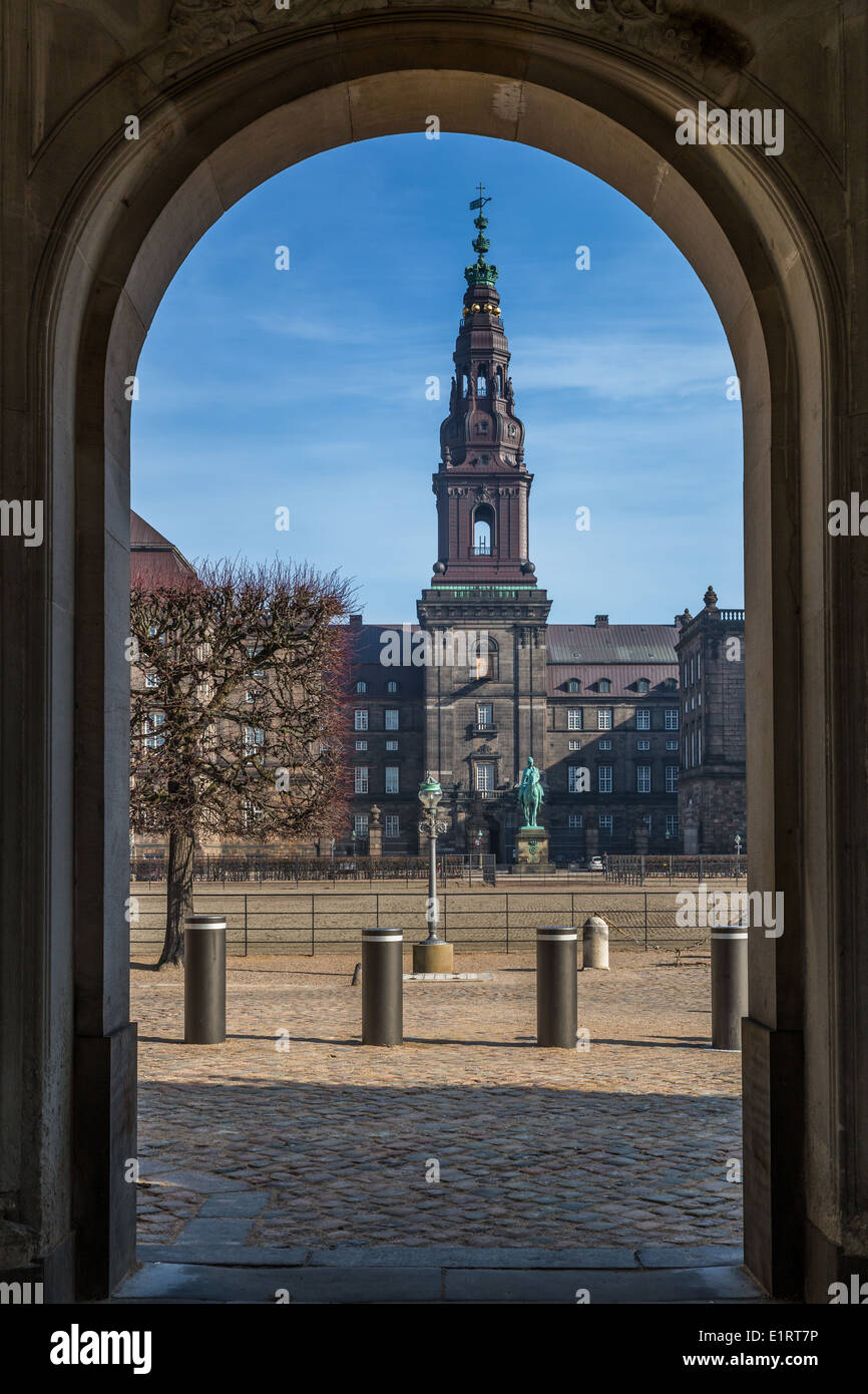 Hauptstadtregion Christiansborg Palace, Kopenhagen, Denmark, Dänemark Stockfoto