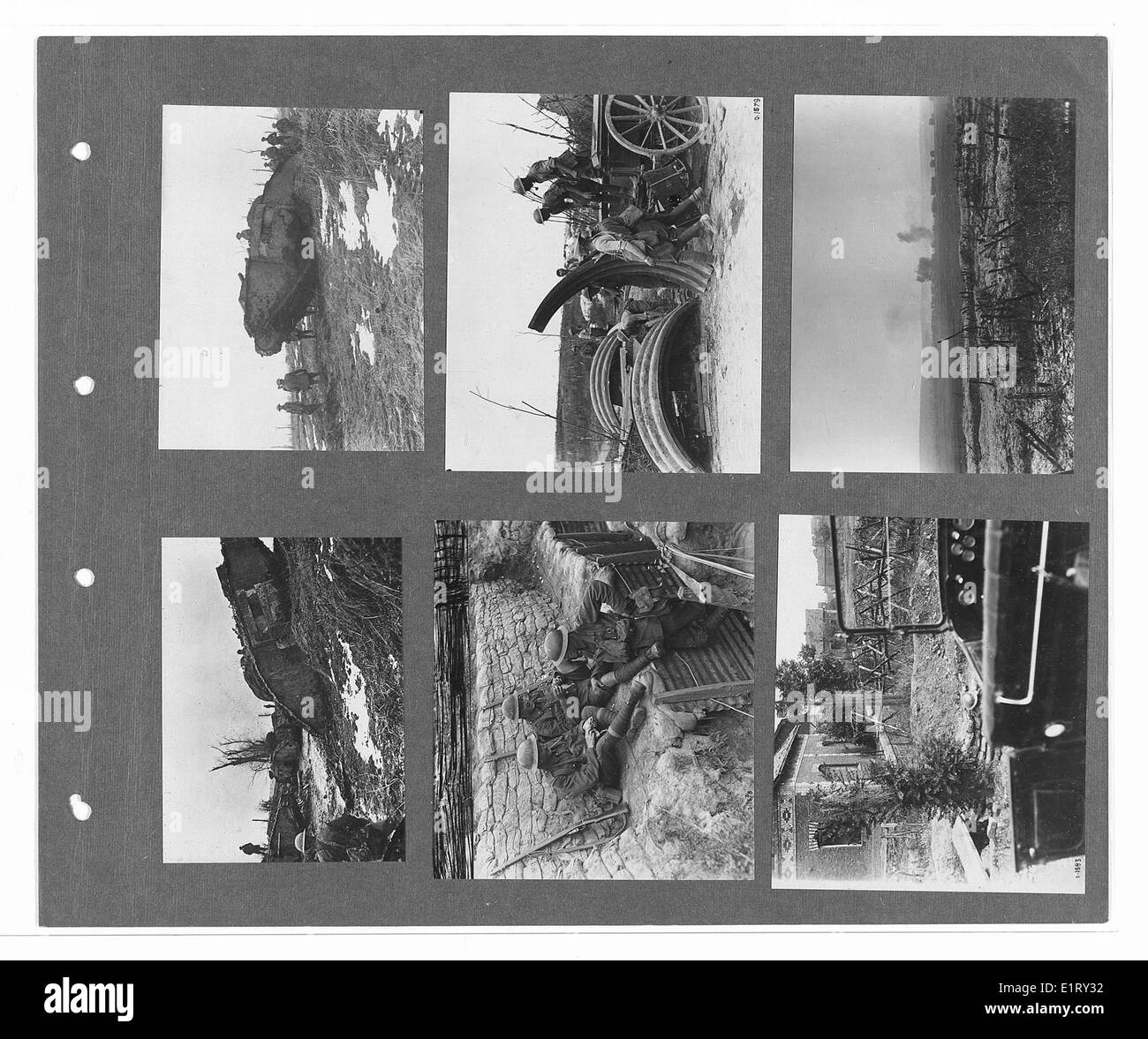 Band 3 der Canadian Official war Photographs Serie enthält Bilder von Indianereinheiten, wie etwa den 9. Gurkhas, in verschiedenen Kriegsschauplätzen in ganz Europa während des Ersten Weltkriegs, die Momente der Tapferkeit und des militärischen Lebens festhalten. Stockfoto