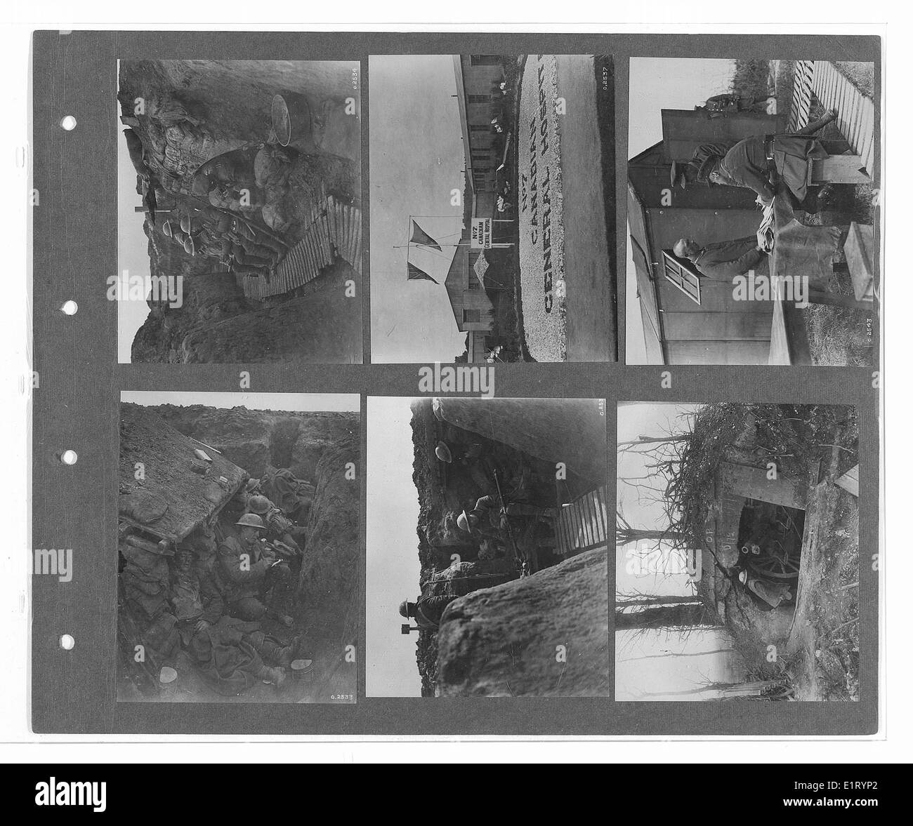 Dieses Foto aus der Sammlung des Canadian war Memorials Fund dokumentiert Soldaten des Indischen Korps während des Ersten Weltkriegs. Es umfasst die 15. Sikhs, 18. Lancers und andere Regimenter, die für ihre Tapferkeit und ihren Dienst in verschiedenen Schlachten in Frankreich und Belgien anerkannt wurden. Stockfoto