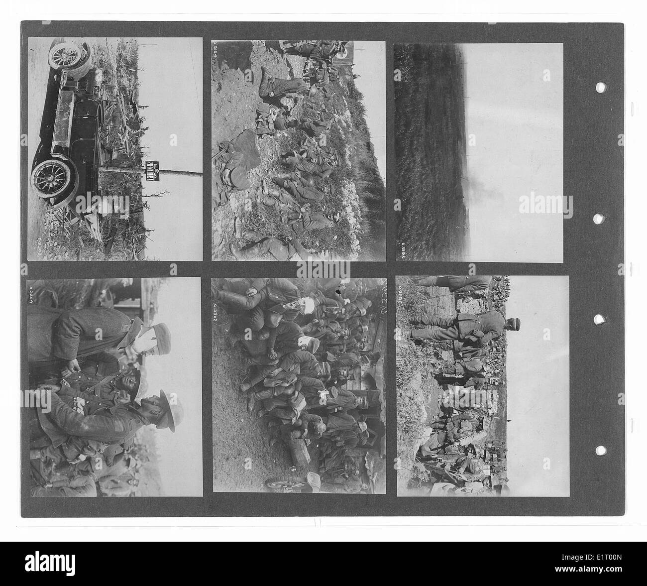 Band 4 der Canadian Official war Photos enthält Bilder von Militäreinheiten wie den 15. Sikhs, 18. Lancers und 9. Gurkhas, die ihre Beteiligung an Schlüsselschlachten des Ersten Weltkriegs in Europa hervorheben. Stockfoto