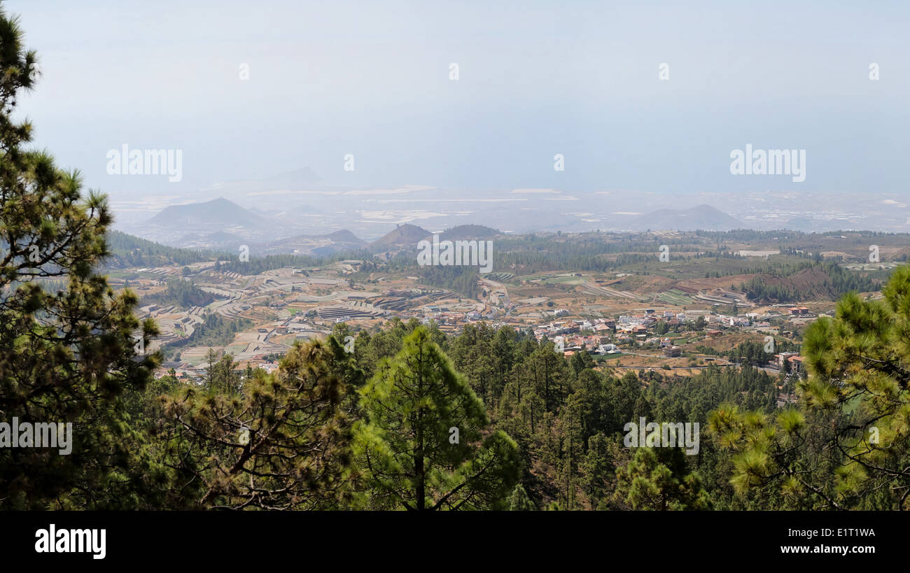 Blick auf den Teide-Nationalpark in Spanien Stockfoto
