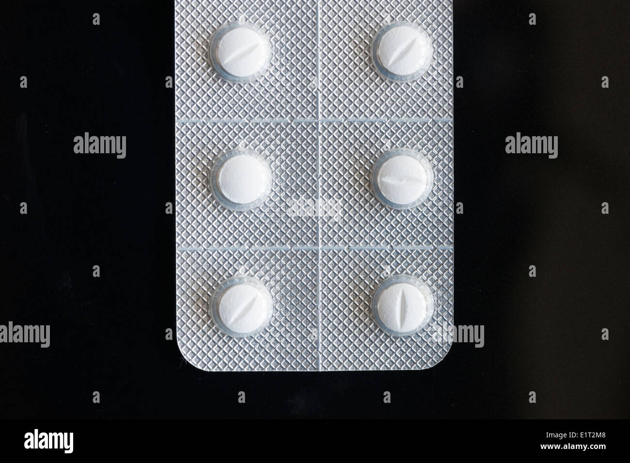 Blister Packung Pillen Stockfoto