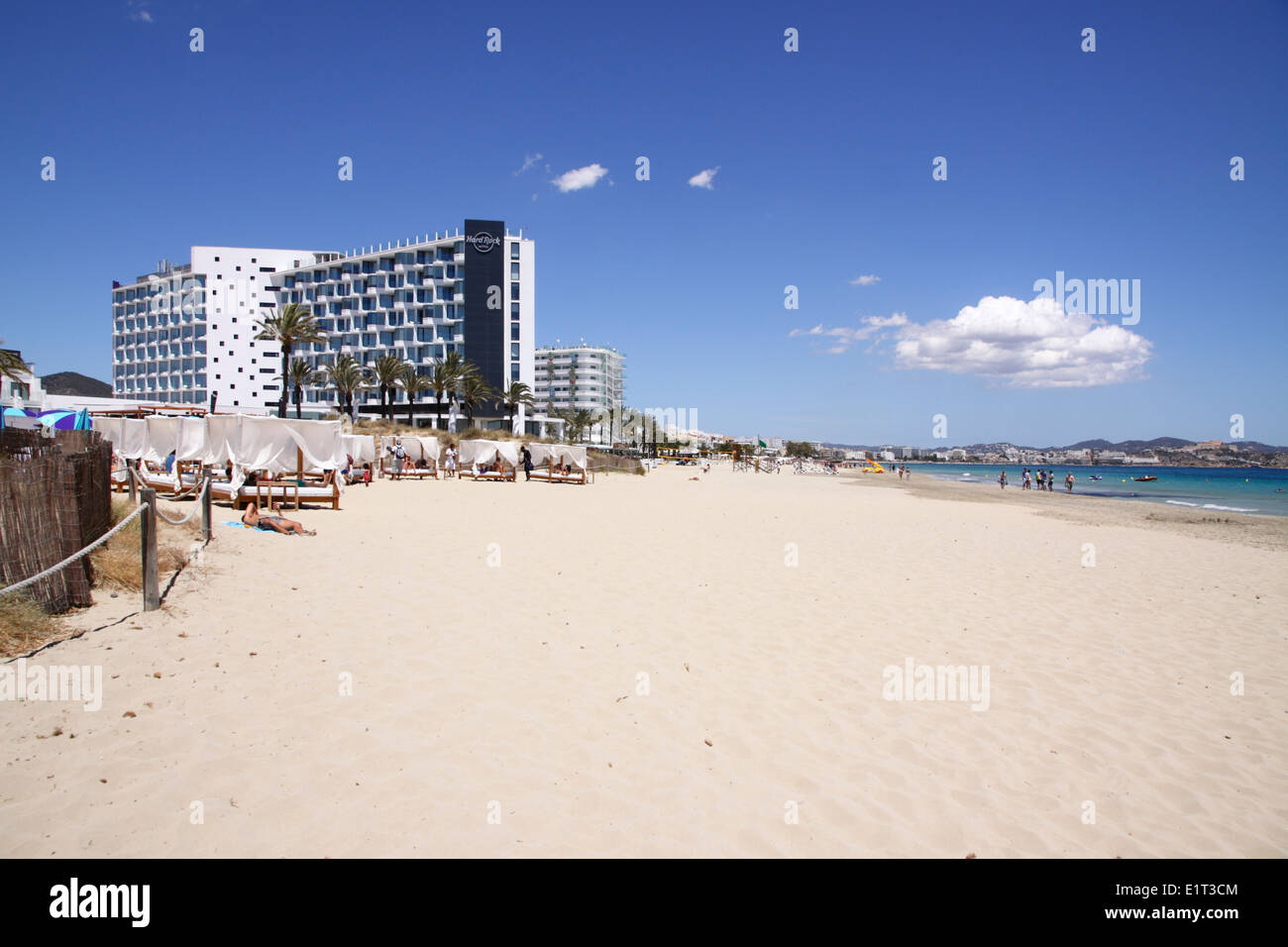 Das Hard Rock Hotel, Ibiza, Spanien Stockfoto