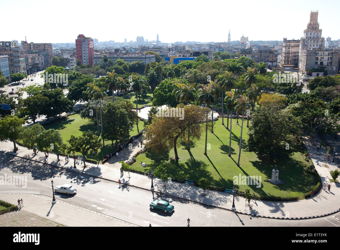 Blick über die Dächer von Havanna, Kuba Stockfoto