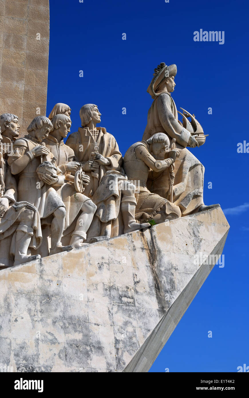 Padrão Dos Descobrimentos (Denkmal der Entdeckungen), in Belem, Lissabon (Portugal). Stockfoto