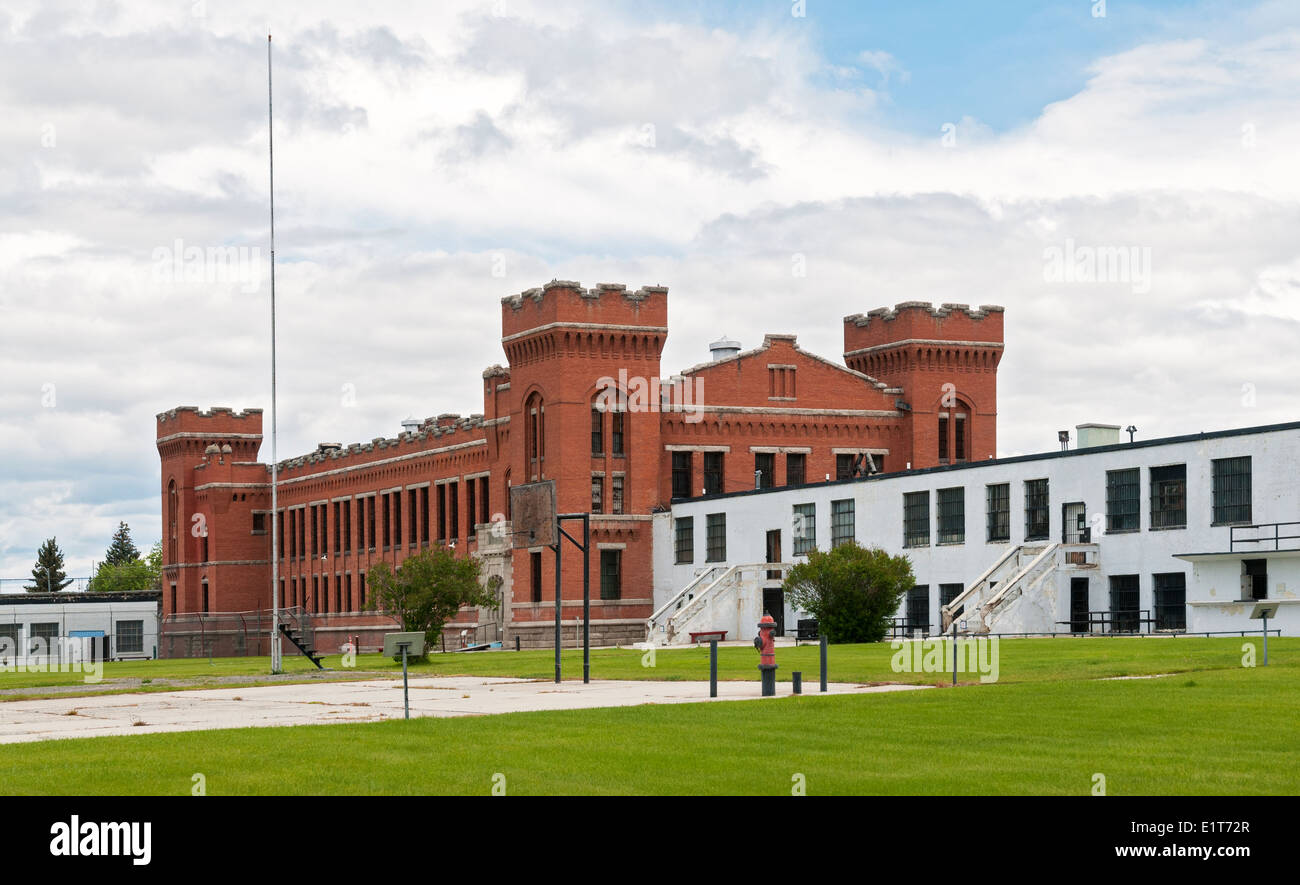 Montana, Deer Lodge, alte Montana Gefängnis Betrieben 1871-1979 Stockfoto