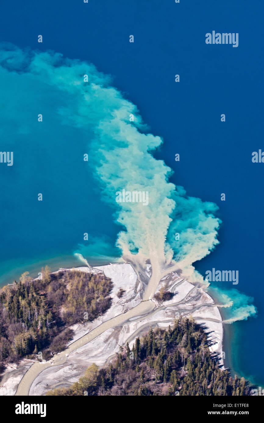 Stream Eingabe Tatla Lake in British Columbia Kanada Stockfoto