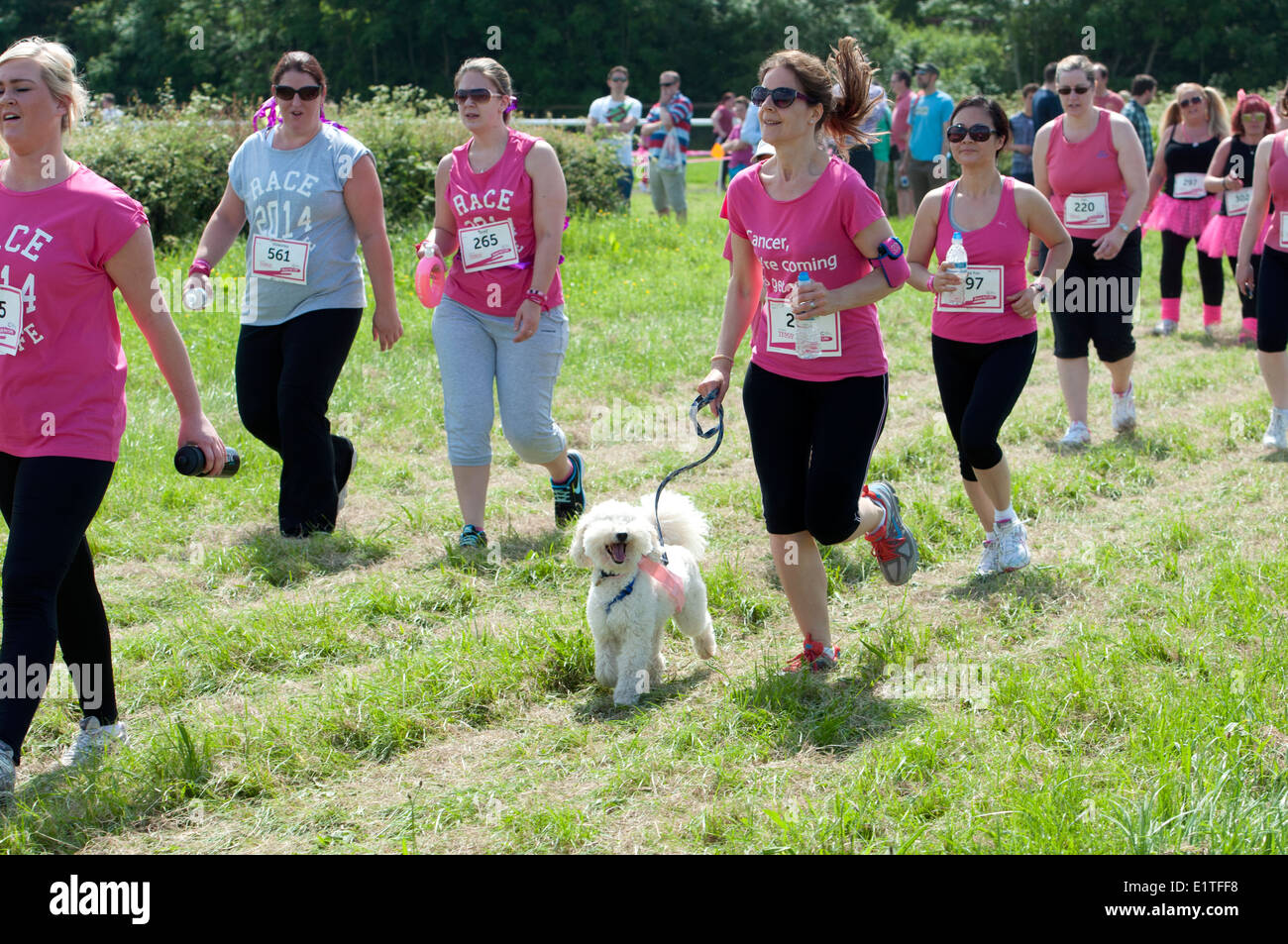 Rennen für Leben, Cancer Research UK Charity-event Stockfoto