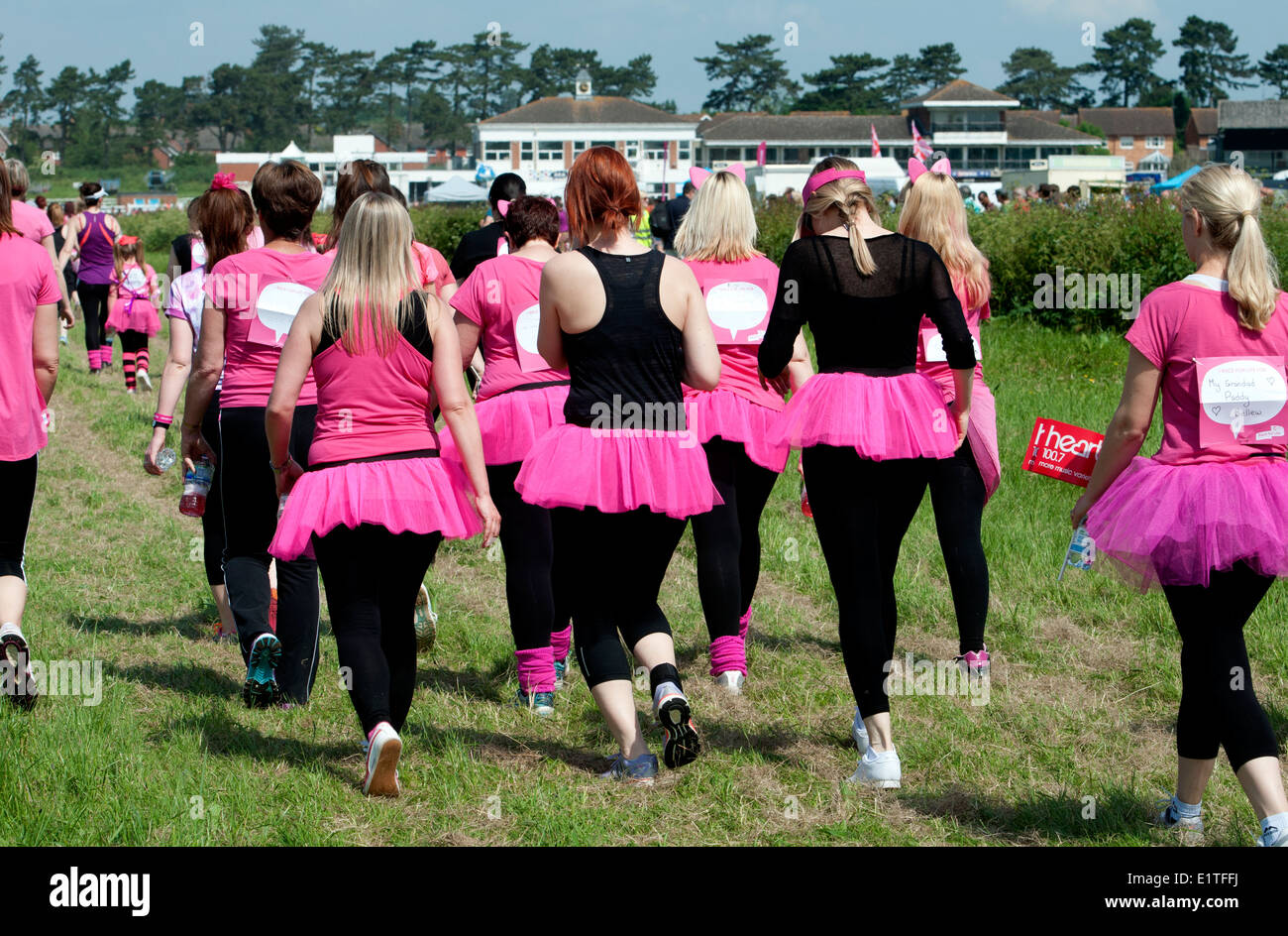 Rennen für Leben, Cancer Research UK Charity-event Stockfoto