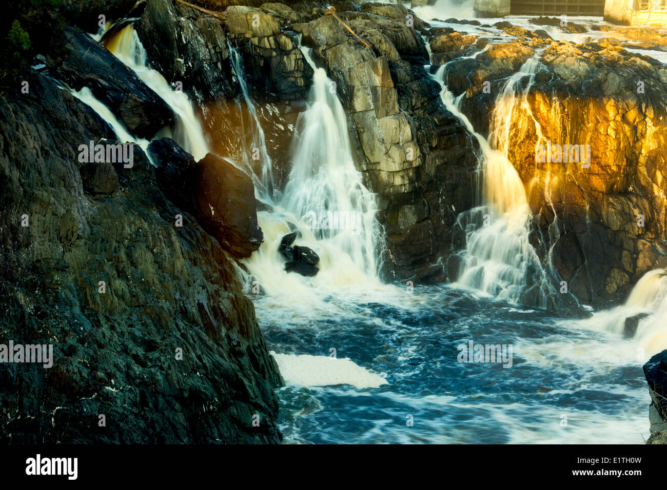 Grand Falls-Schlucht, Grand Falls, New Brunswick, Kanada Stockfoto