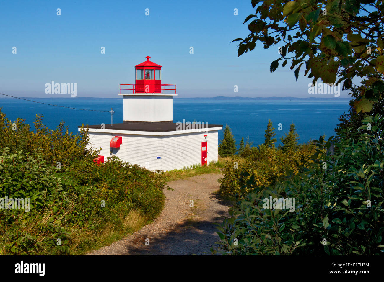 Lange Eddy Licht, Grand Manan Island Bay Of Fundy, New Brunswick, Kanada Stockfoto