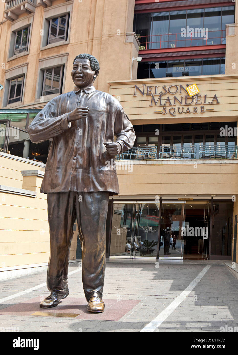 Nelson Mandela Square in Johannesburg, Südafrika Stockfoto