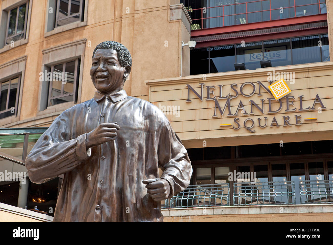 Nelson Mandela Square in Johannesburg, Südafrika Stockfoto