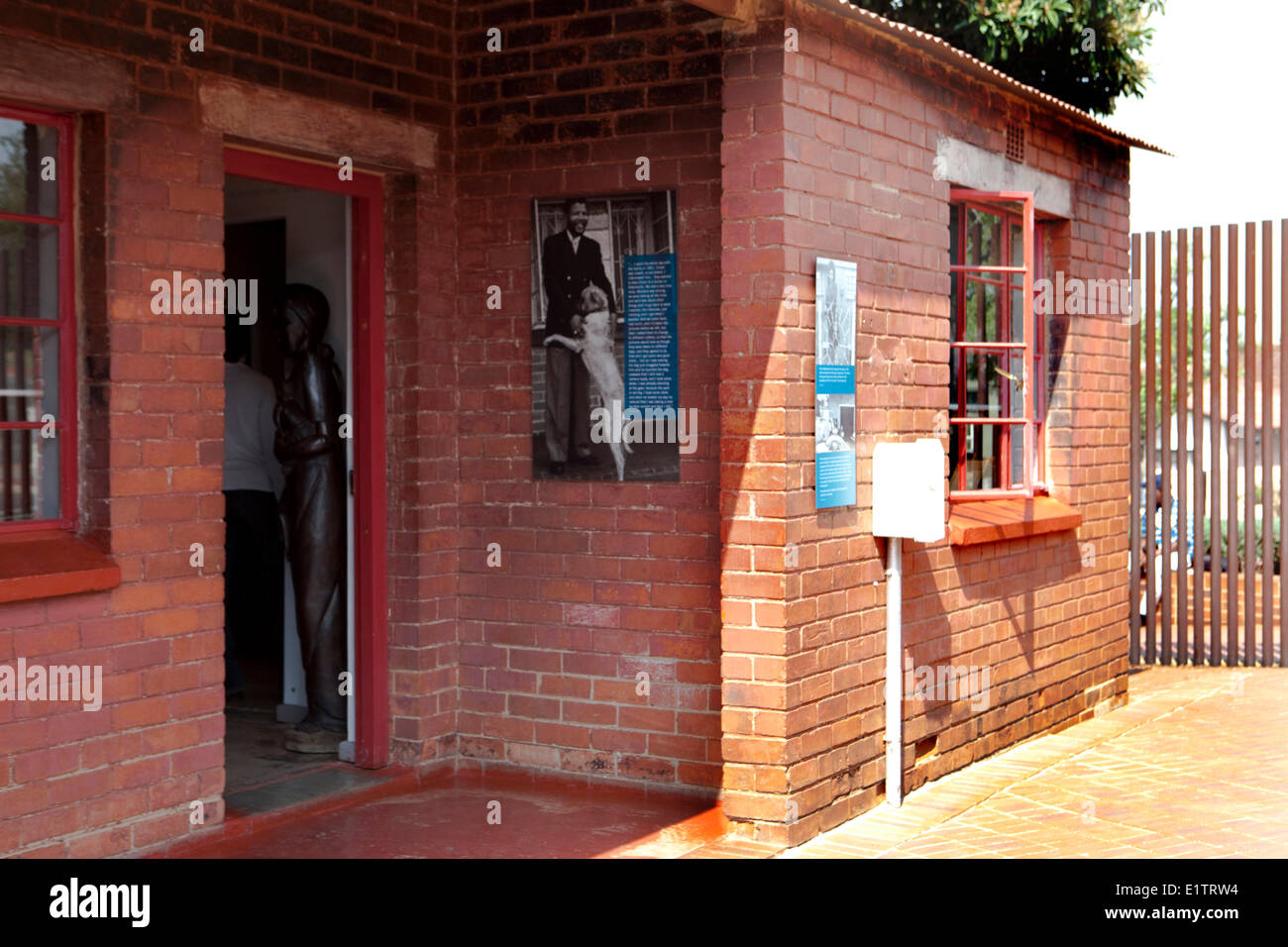 Nelson Mandelas altes Haus in Soweto, Johannesburg, Südafrika Stockfoto