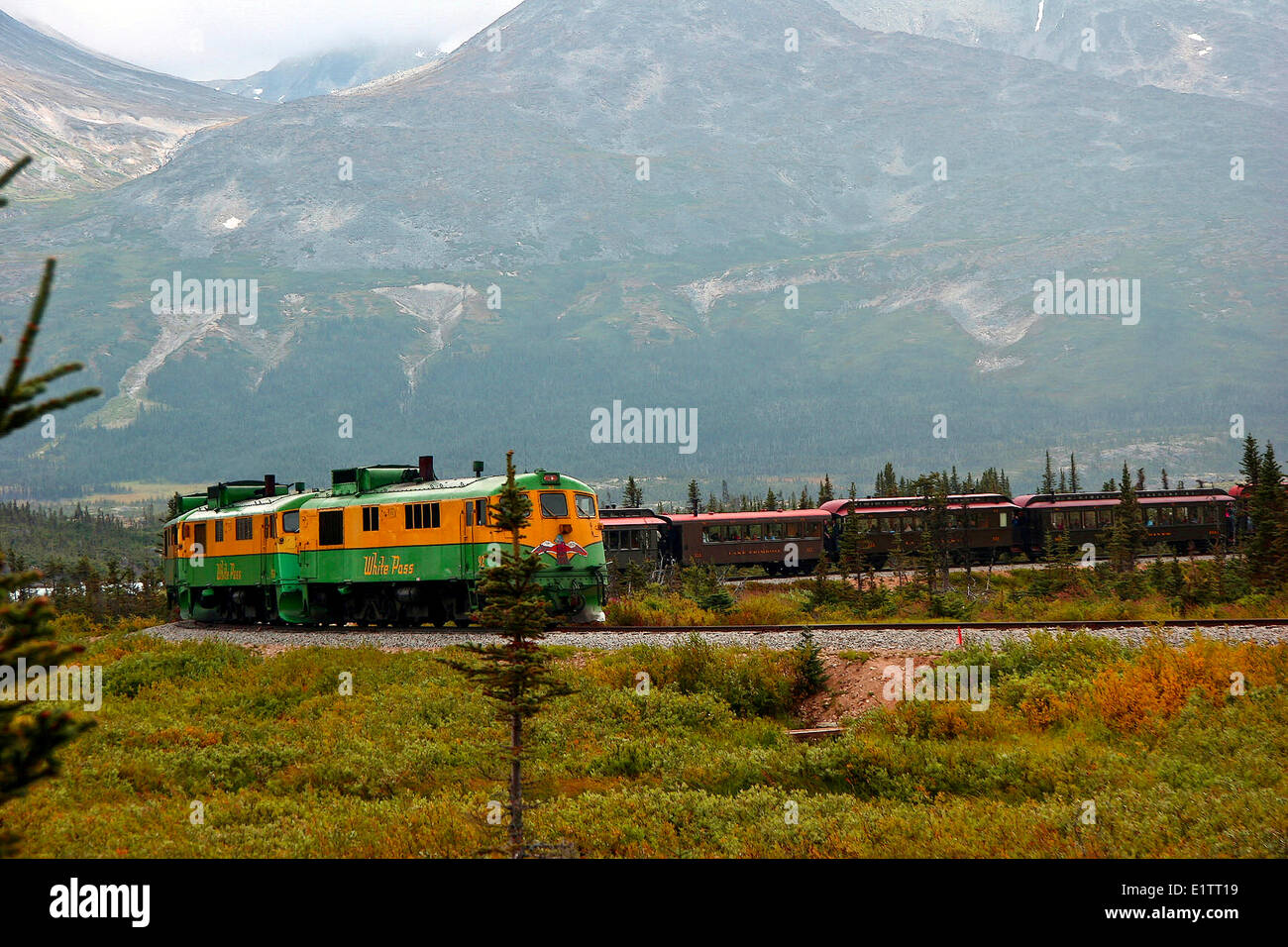 White Pass & Yukon Route Railroad Stockfoto