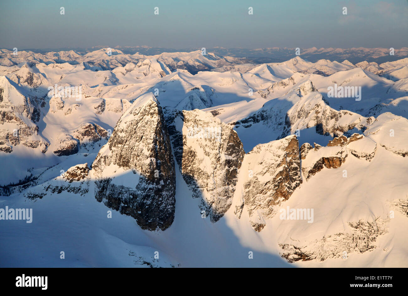 Devils Dome, Luftaufnahme, Valhalla Provincial Park, BC, Kanada Stockfoto