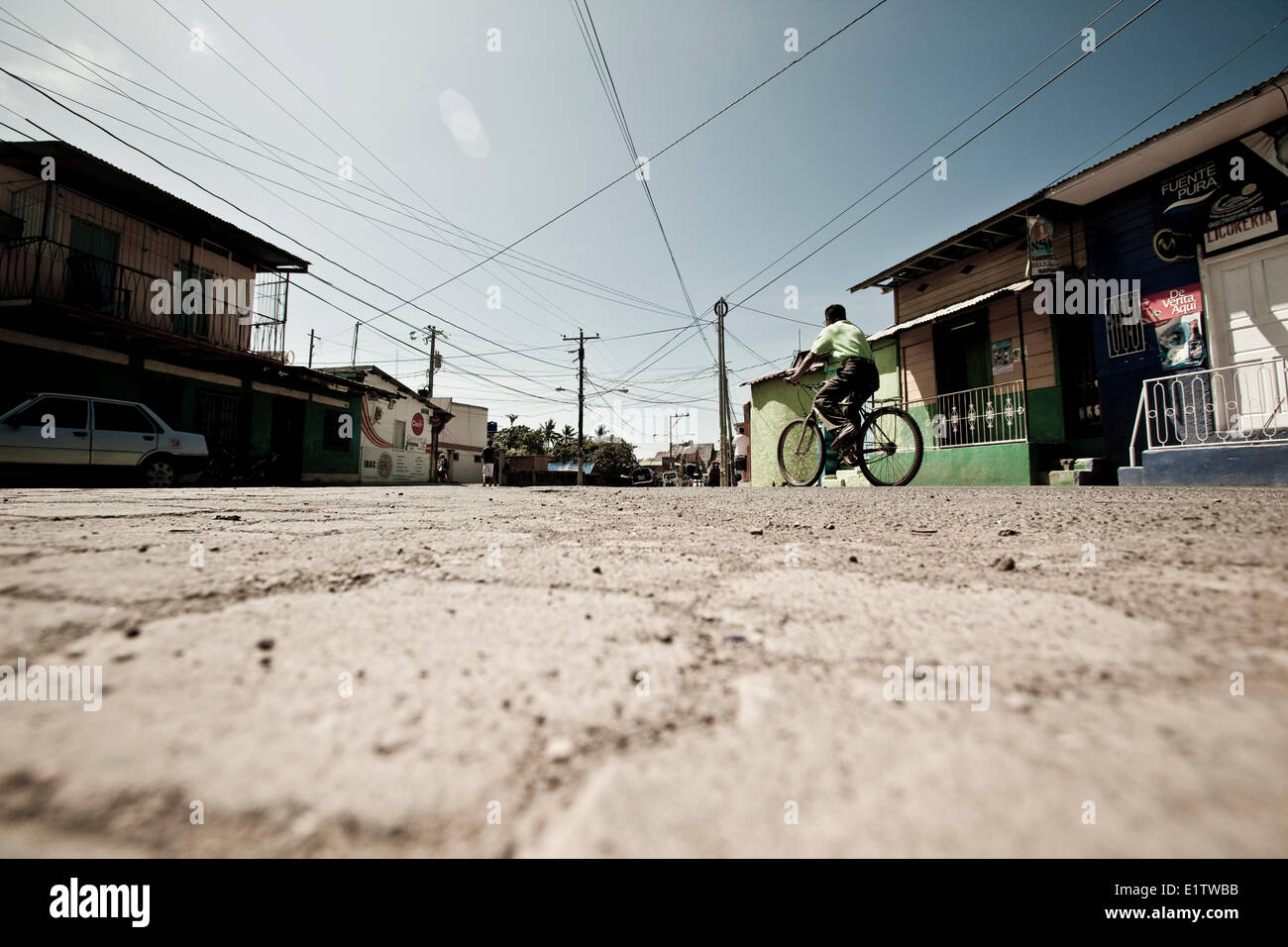 Straßen von San Juan del Sur, Nicaragua Stockfoto