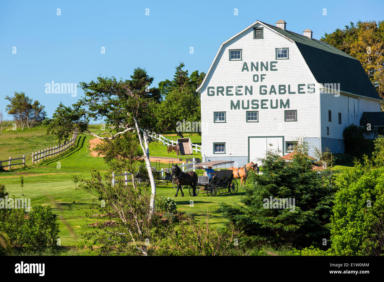 Anne of Green Gables Museum, Park Ecke, Prince Edward Island, Canada Stockfoto