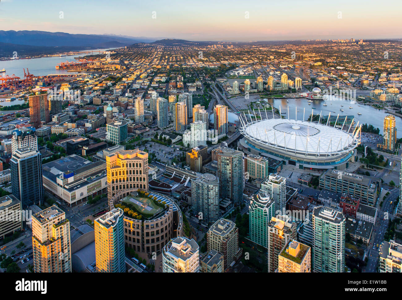 Vancouver, b.c. Place Stadium. Stockfoto
