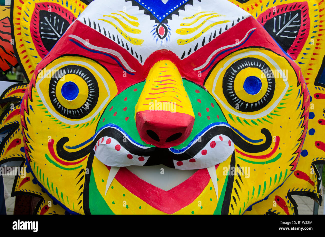 Kulturfestival, Boishakhi Mela, Südasiatische Gemeinschaft, East London, England Stockfoto