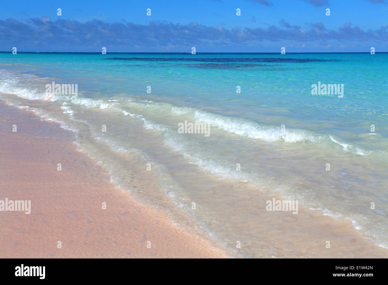 Club Med Beach, Coral Sands, Eleuthera, Bahamas Stockfoto
