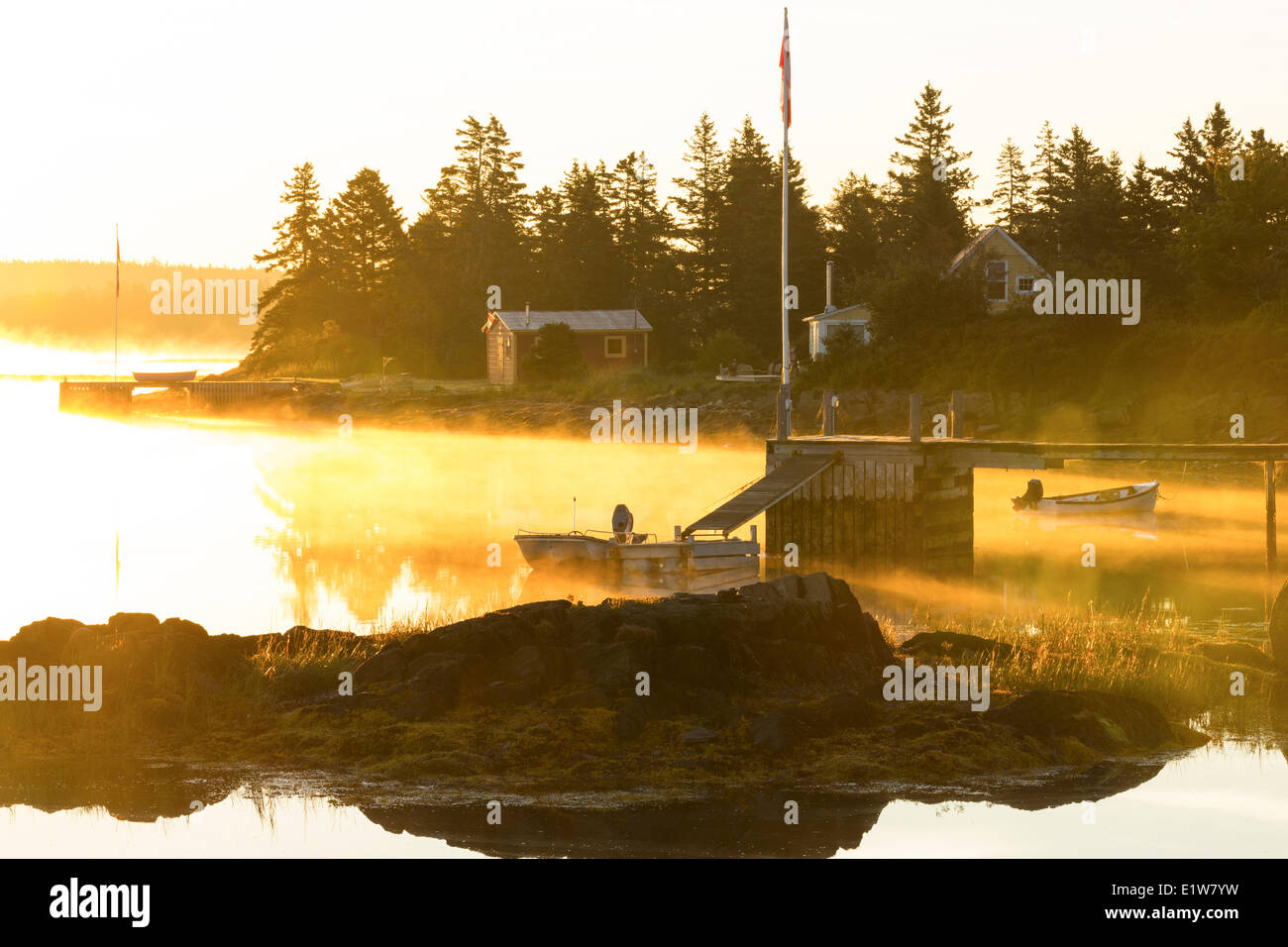 Sunrise Bayport, Lunenburg County, Nova Scotia, Kanada Stockfoto