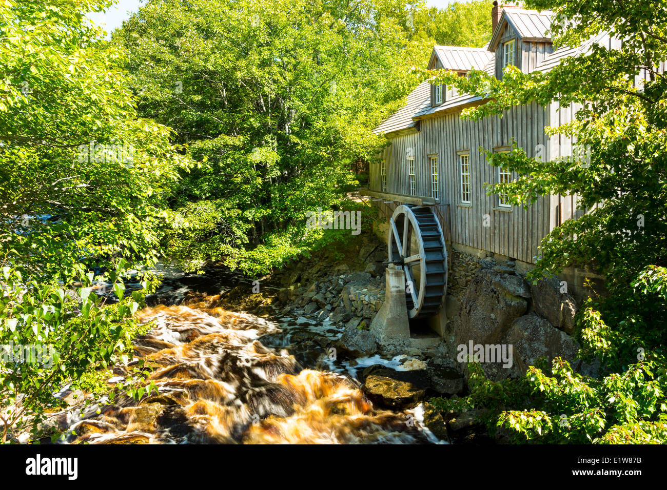 Freemans Mühle, Sable River, Shelburne County, Nova Scotia, Kanada Stockfoto