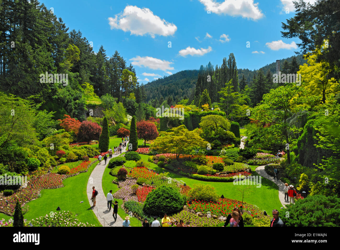 Butchart Gardens, Victoria, Britisch-Kolumbien, Kanada Stockfoto