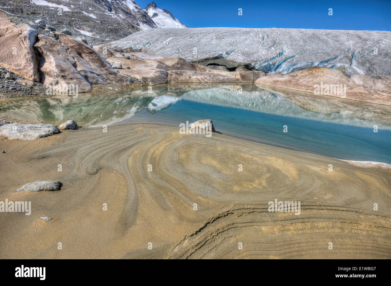 Alpensee, Chilcotin, Küste-Berge, Britisch-Kolumbien, Kanada Stockfoto