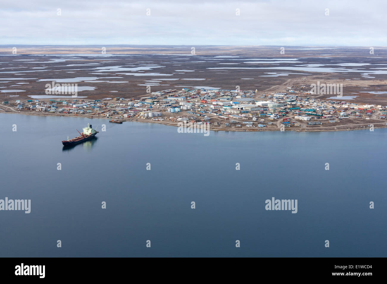 Cambridge Bay, Nunavut, Kanada. Stockfoto