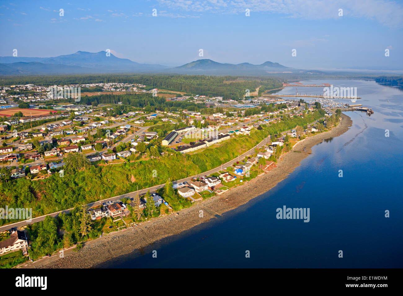 Port McNeill, Vancouver Island, British Columbia, Kanada. Stockfoto