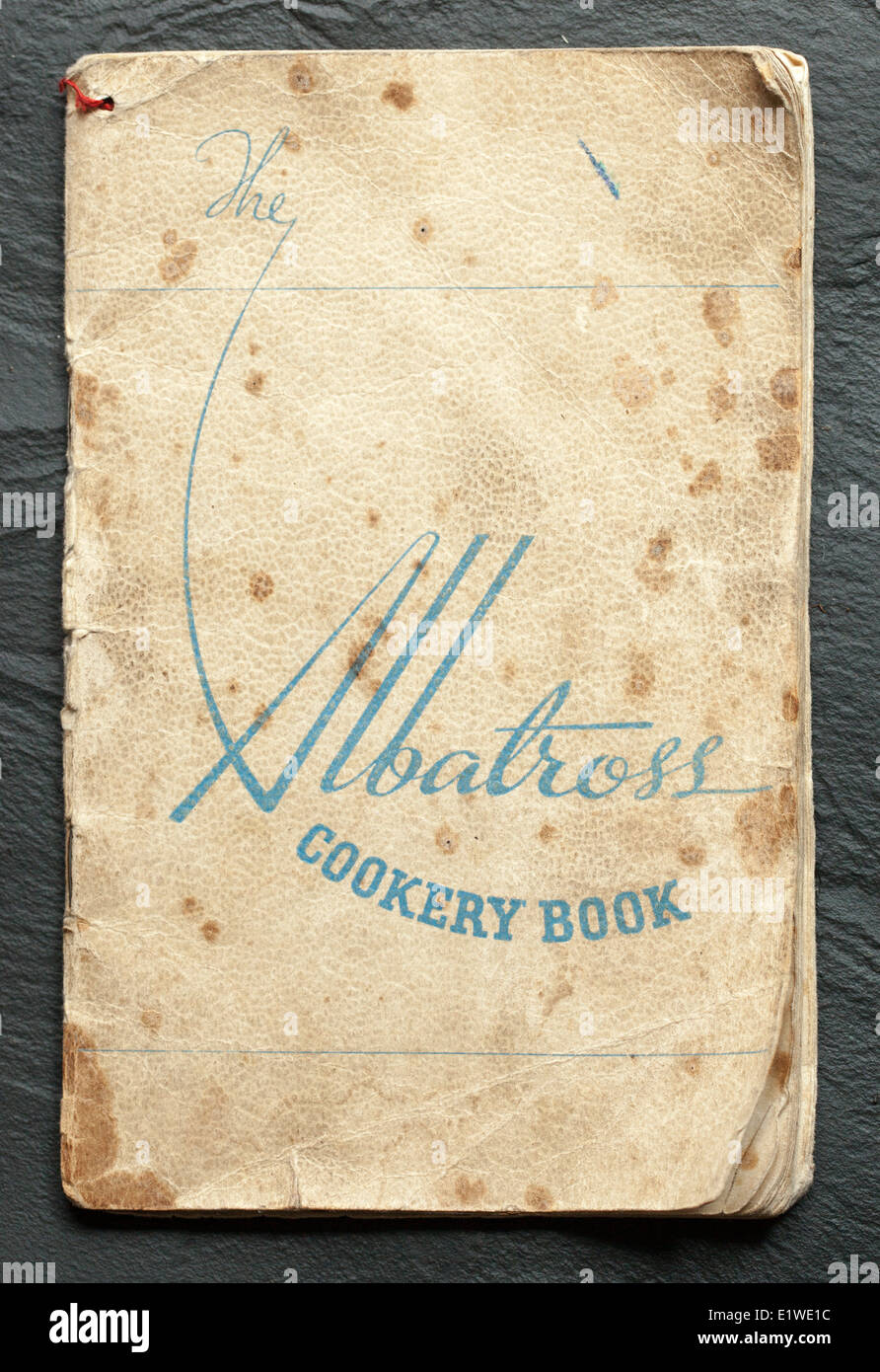 Das Albatros-Kochbuch Stockfoto
