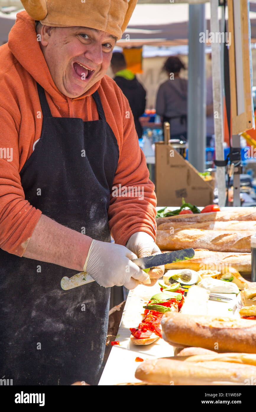 Smorgasburg Brooklyn Flea Lebensmittelmarkt NYC Stockfoto