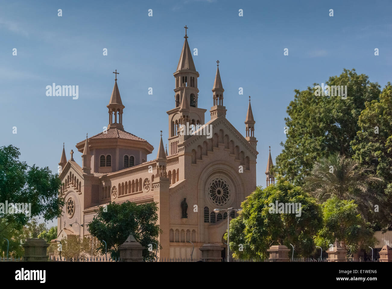 St. Matthäus römisch-katholische Kathedrale. Khartoum, Sudan Stockfoto