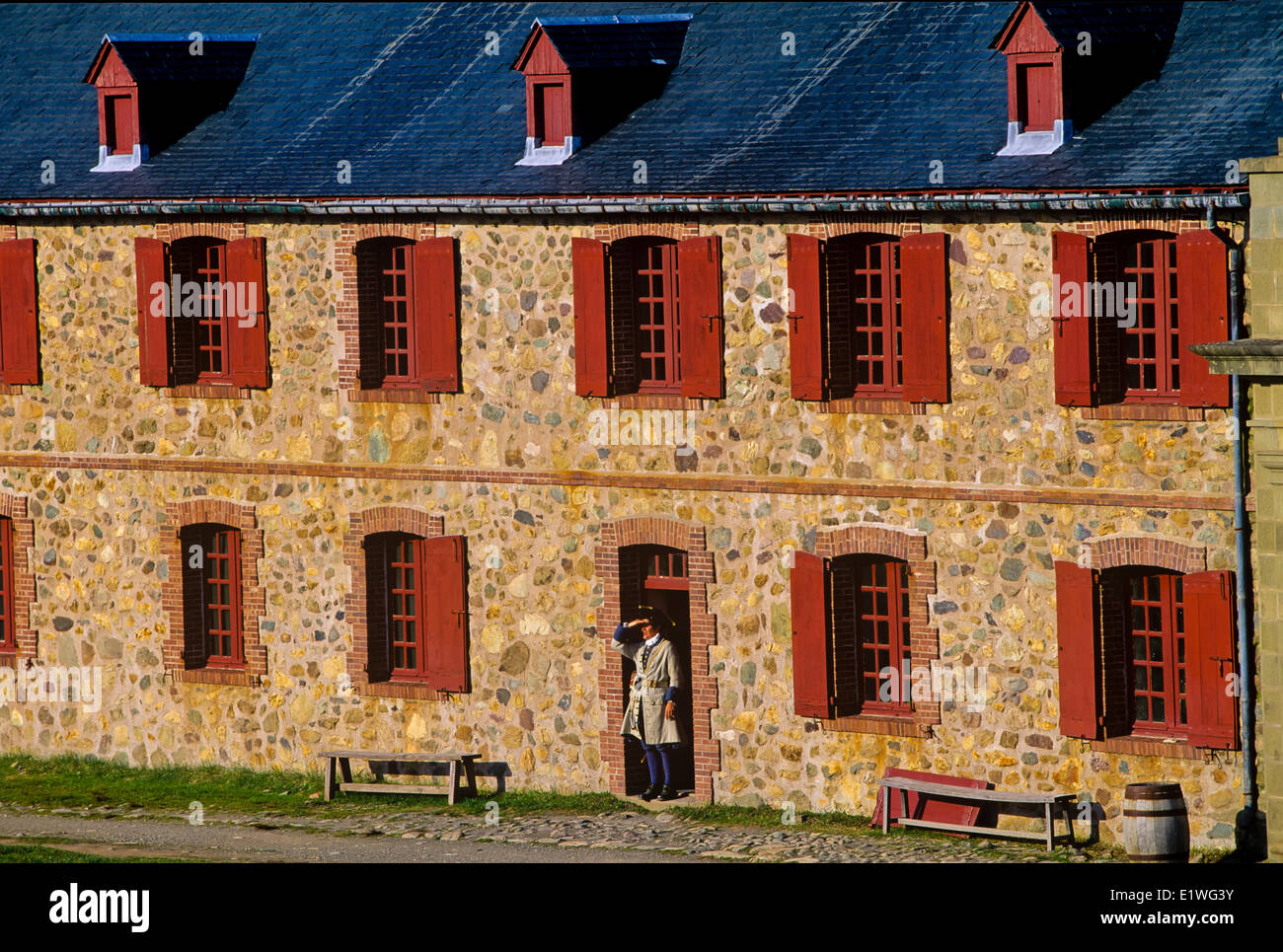 Louisbourg National Historic Site, Cape Breton, Nova Scotia, Kanada Stockfoto