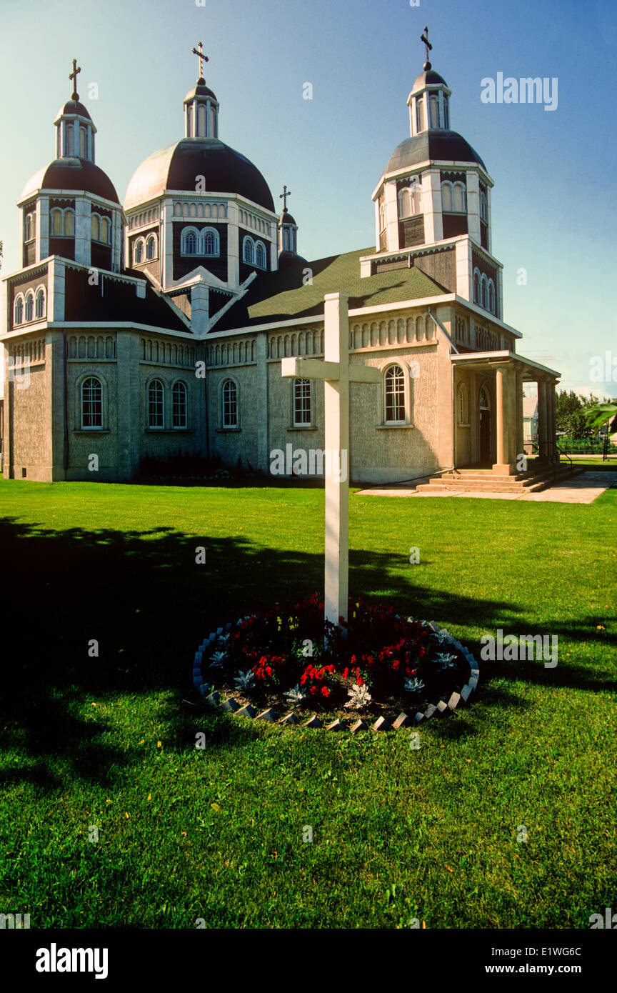 Ukrainische katholische Kirche, Dauphin, Manitoba, Kanada Stockfoto