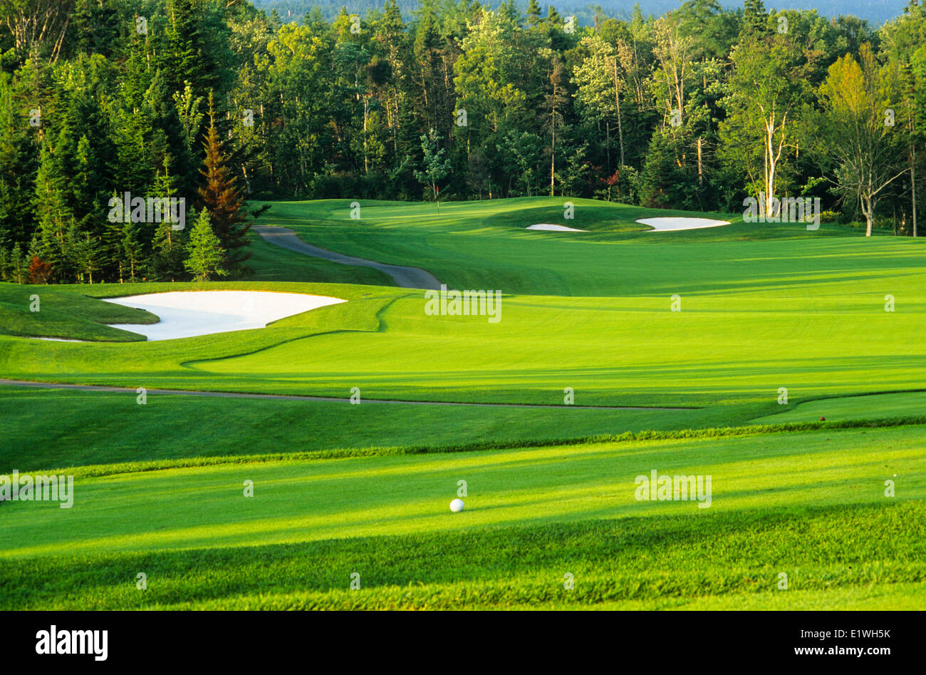 Bell Bay Golf Course, Baddeck, Cape Breton, Nova Scotia, Kanada Stockfoto