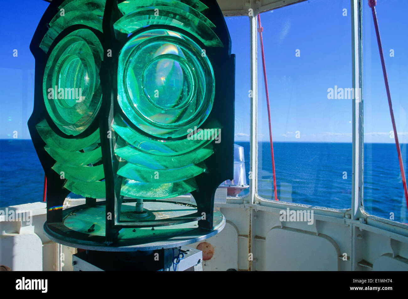 Licht, Punkt Prim, Leuchtturm, Prince Edward Island, Canada Stockfoto