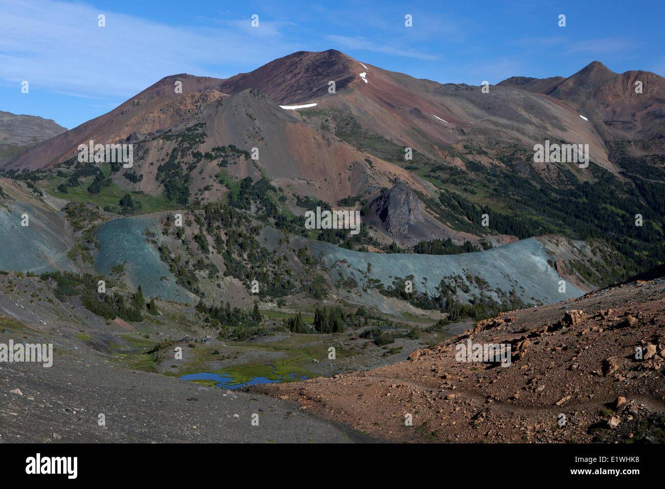 Nea-Peak und Eldorado Berg, südlichen Chilcotins, Britisch-Kolumbien, Kanada Stockfoto